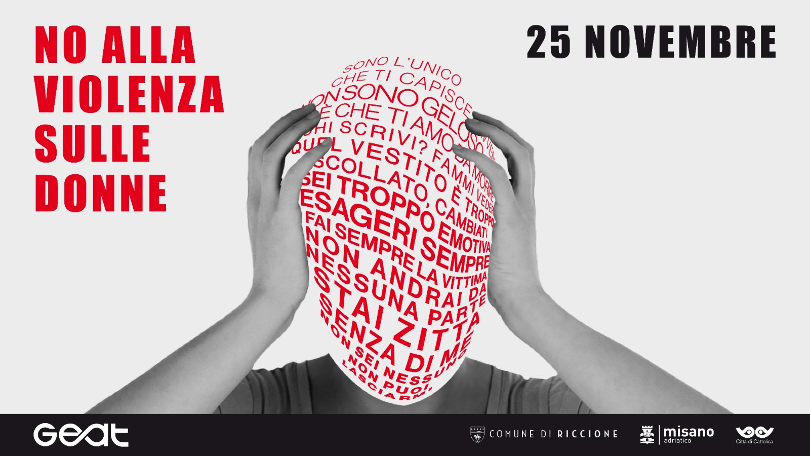 Manifesto Geat per la giornata mondiale contro la violenza sulle donne del 25/11/2025