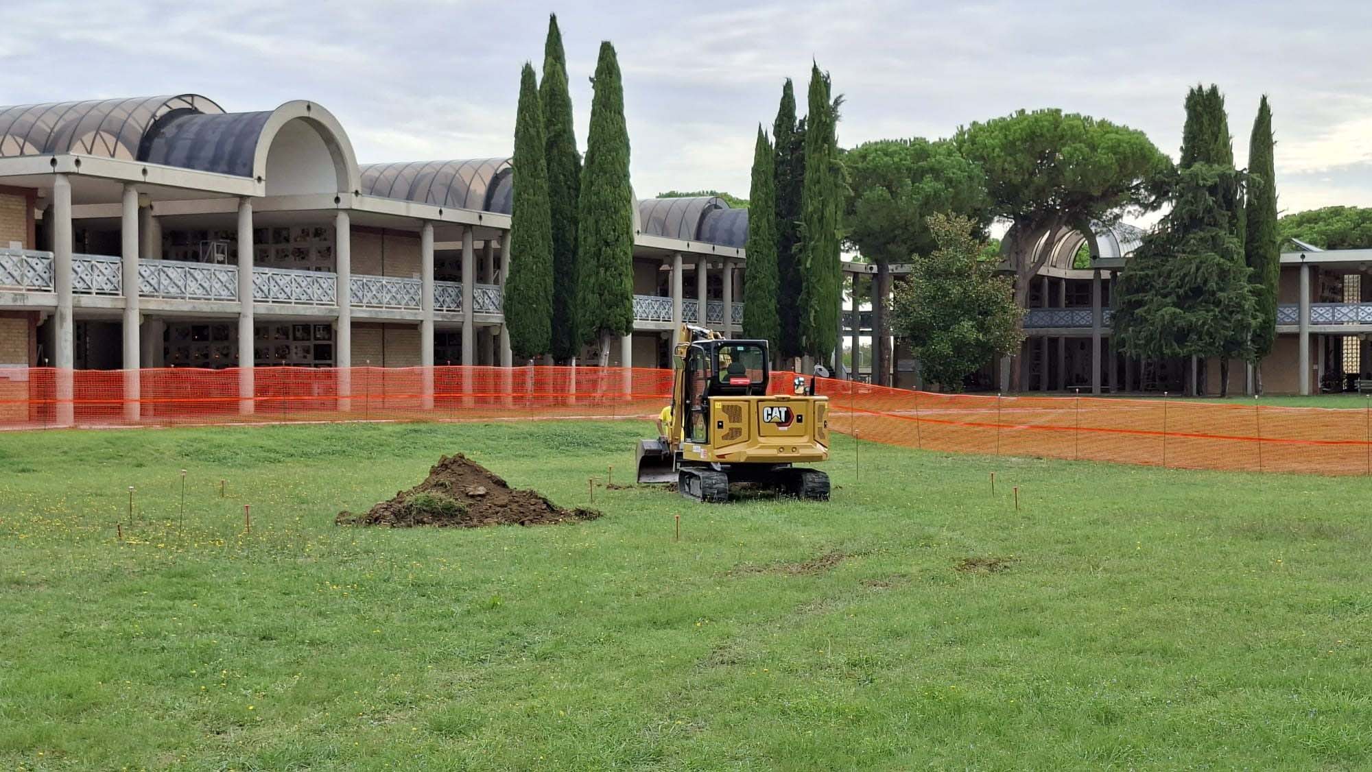 Area dove sorgerà il giardino delle rimembranze